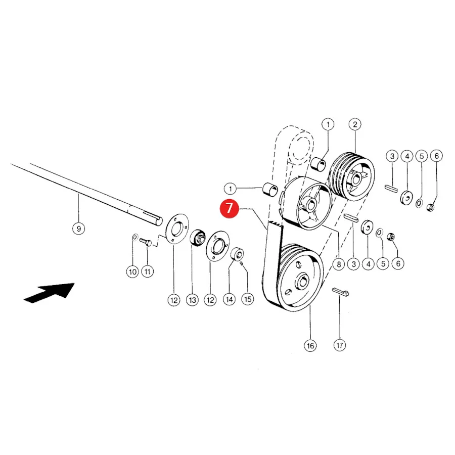 Gates - 1470303 - Keilriemen