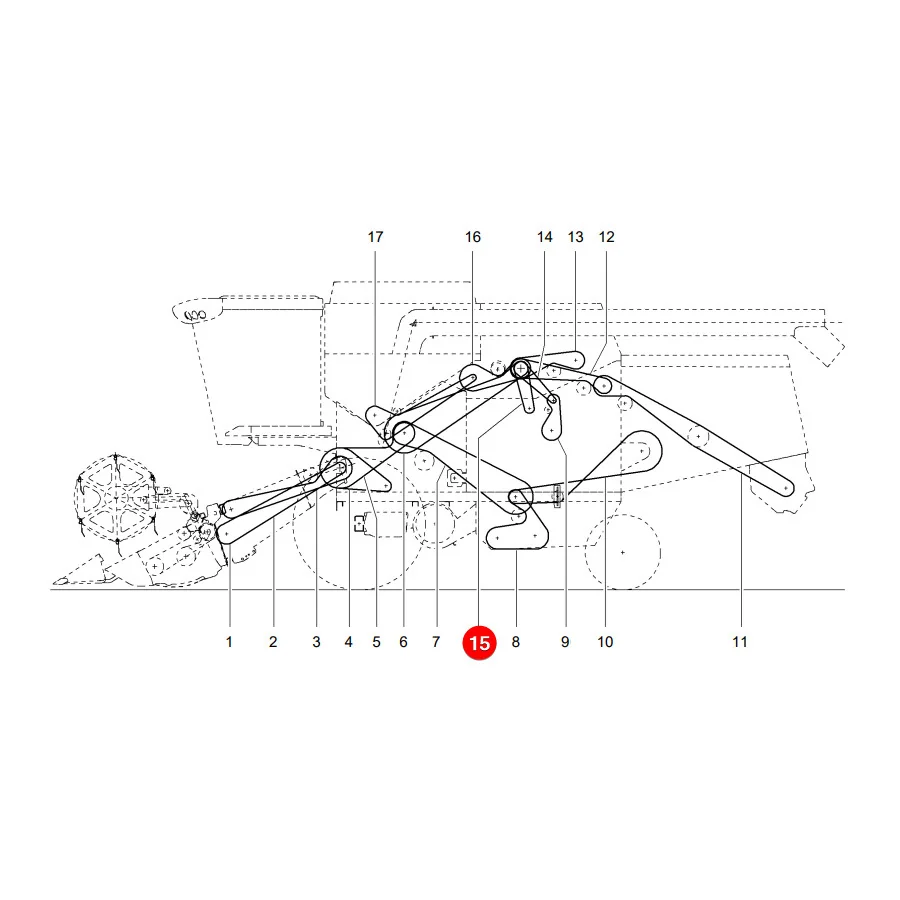 Gates - 1472251 - Claas Motor-Keilriemen