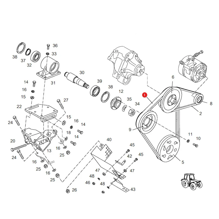 Gates - 1473236D - Fendt Keilriemen