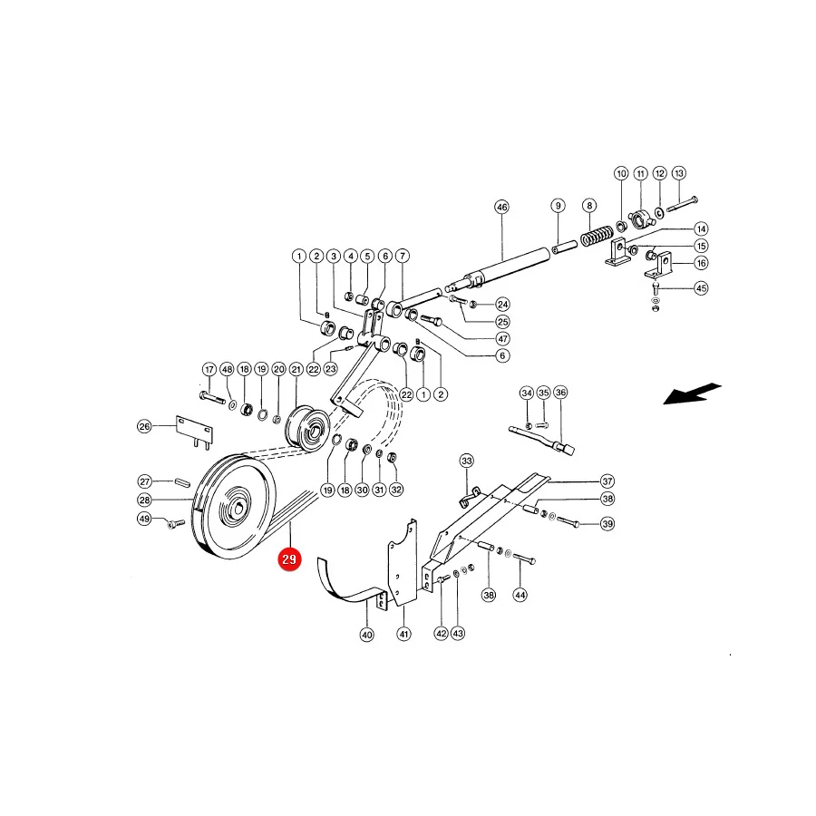 Gates - 667681.26 - Claas Kornentladeantriebs-Keilriemen