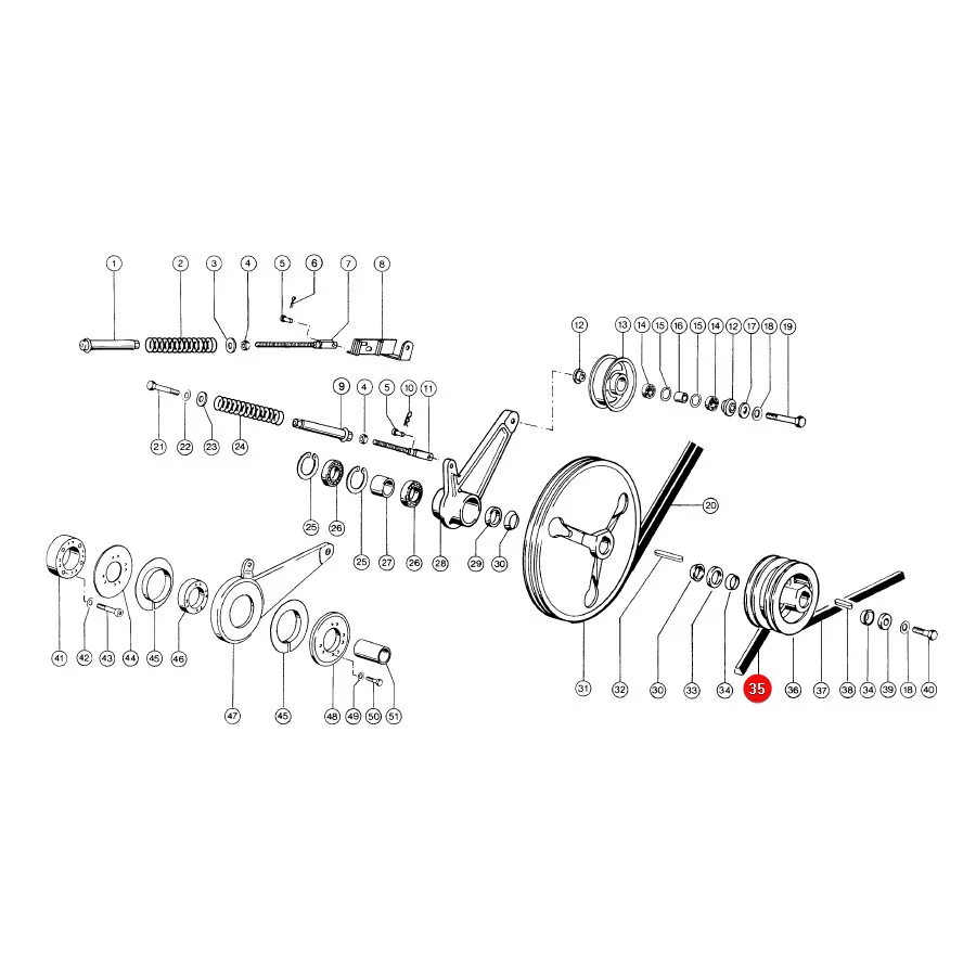 Gates - 724168.26 - Dreschantriebs-Keilriemen