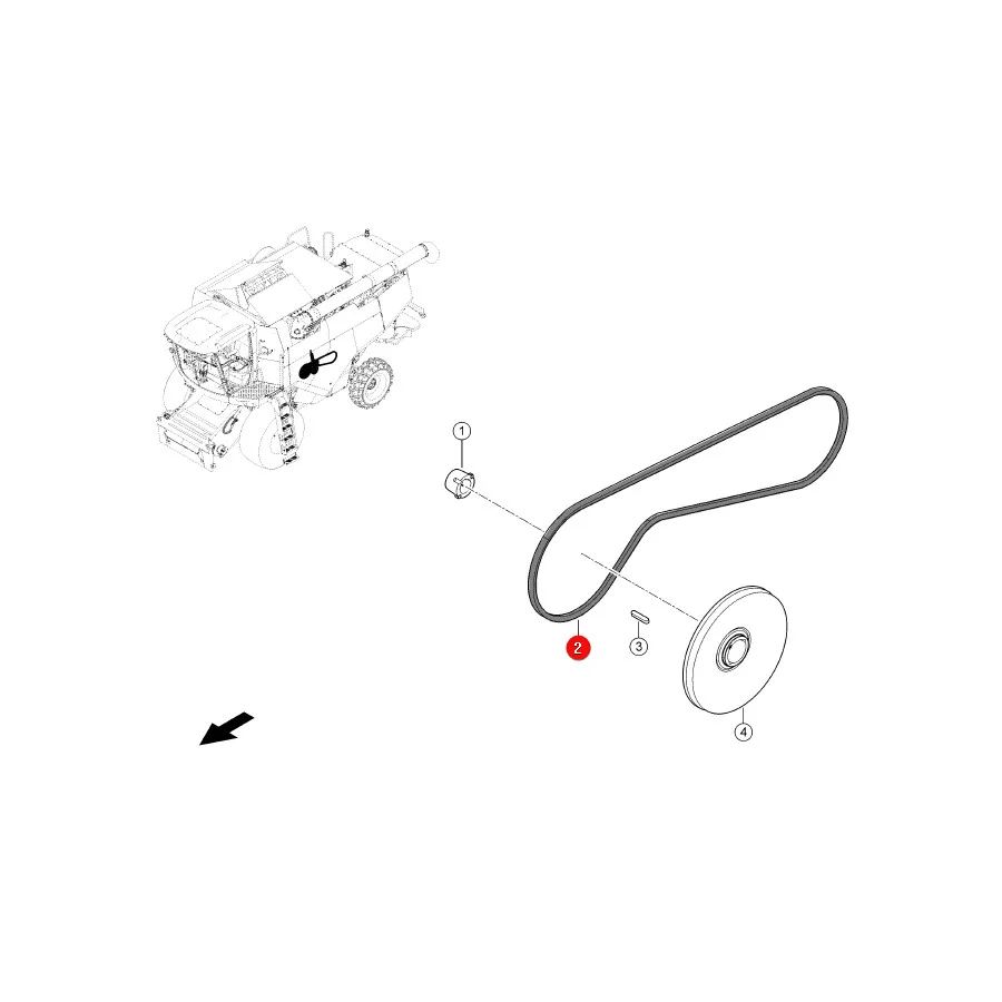 Gates - 785172.26 - Claas Keilriemen (2 Stück)