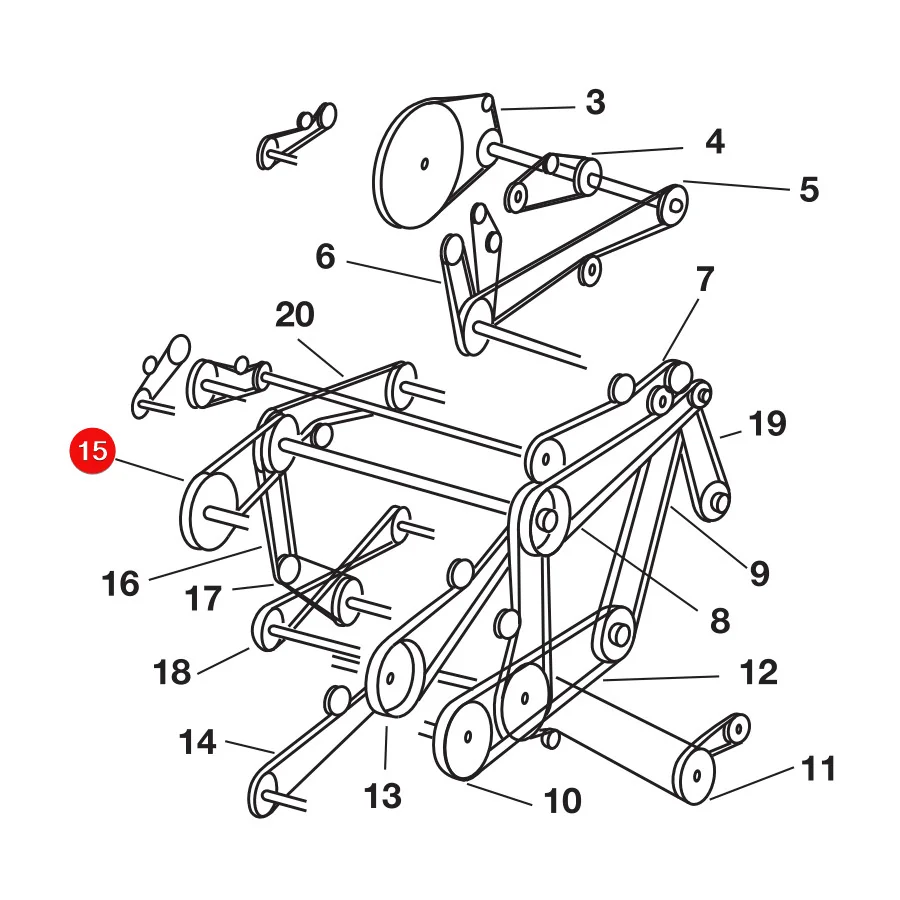 Gates - 80336784.26 - New Holland Dreschwerkantriebs-Keilriemen