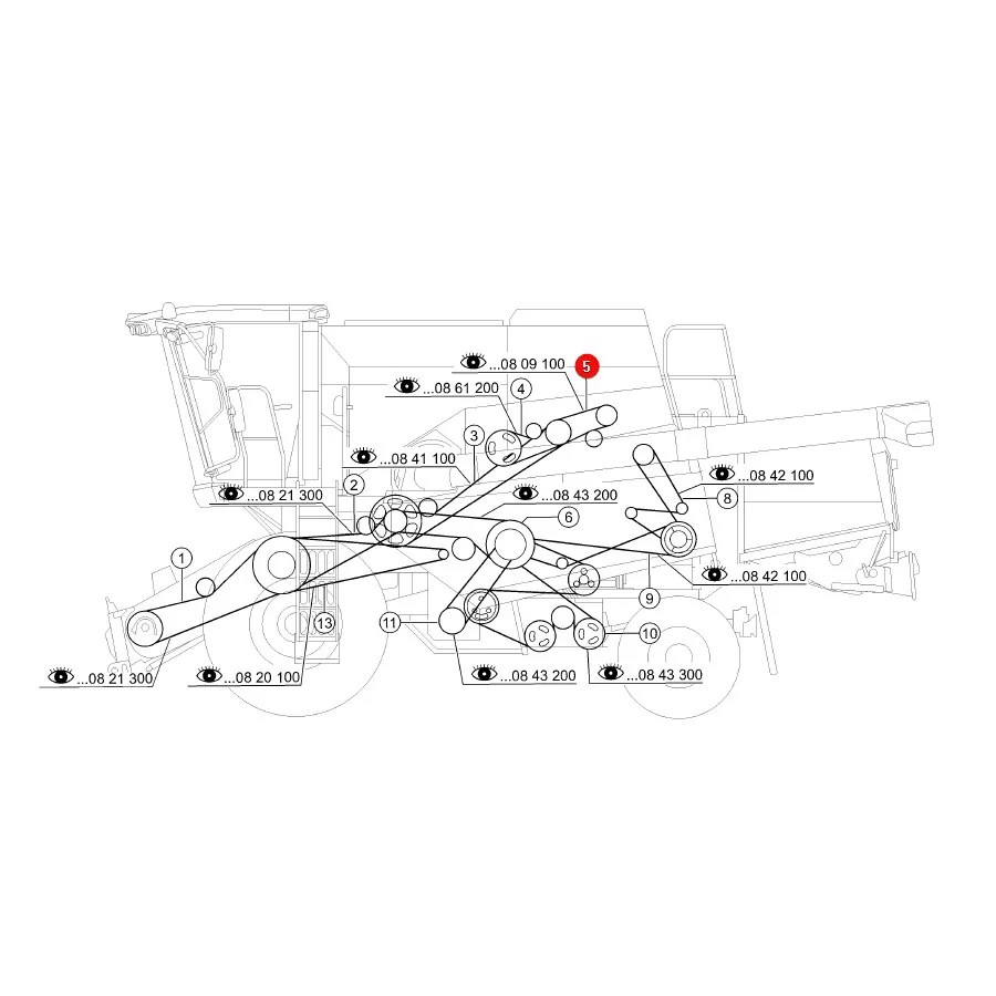 Gates - 80420819.26 - Claas Hydraulikantriebs-Keilriemen