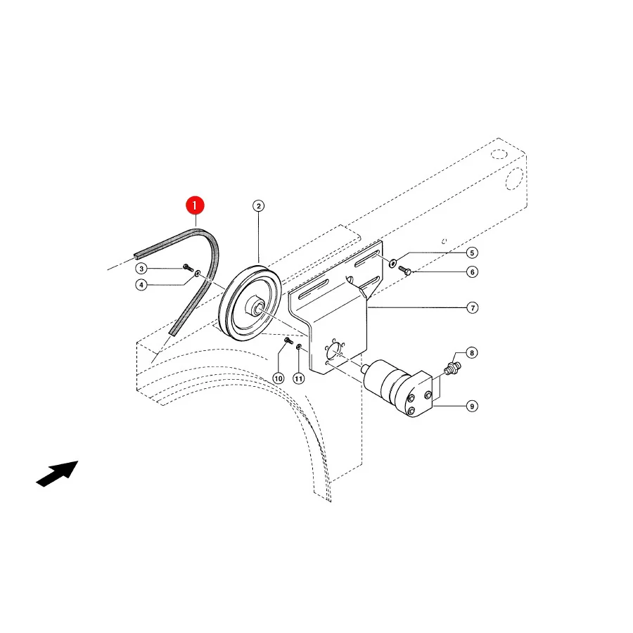 Gates - GA0300225 - Kühlerkorbantriebs-Keilriemen