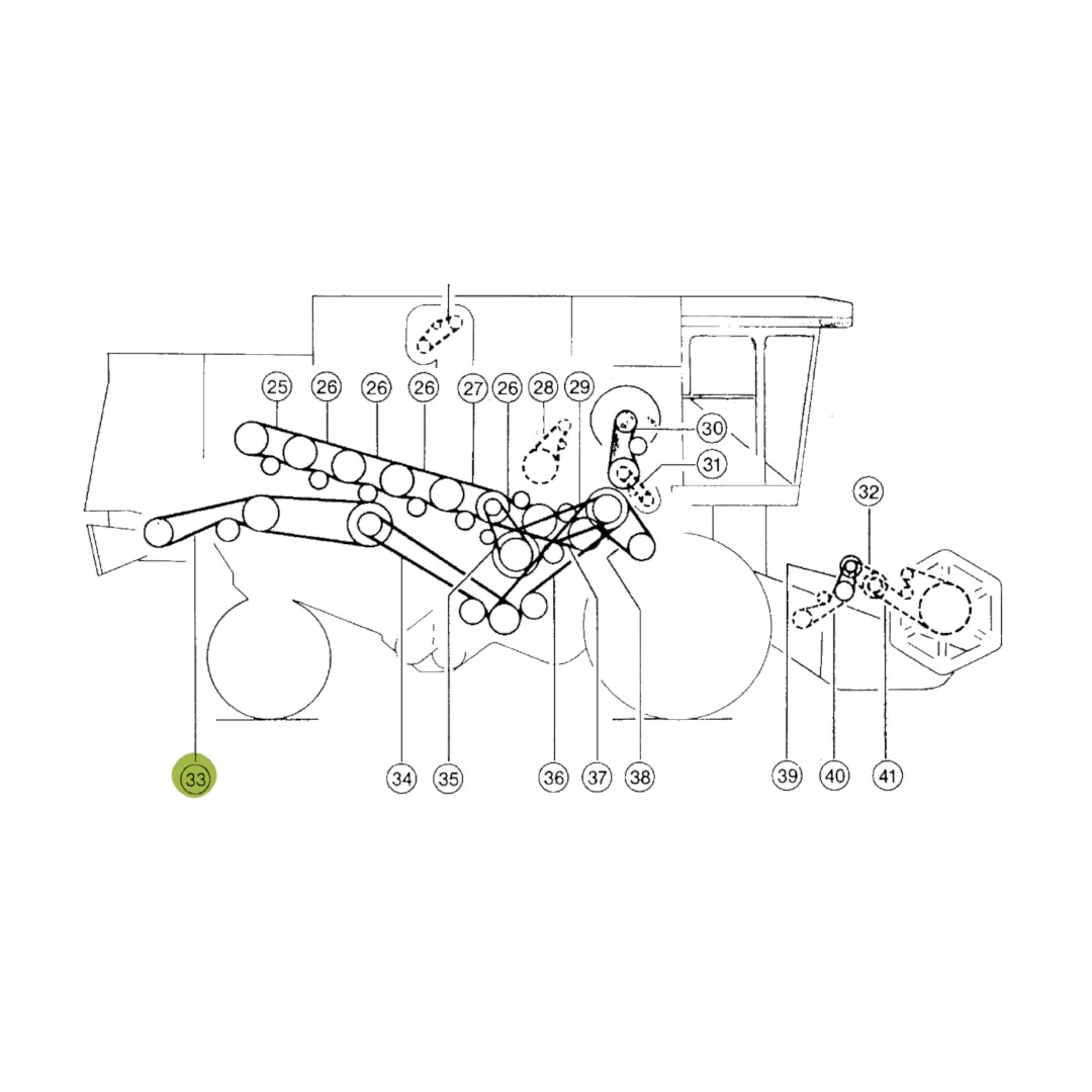 Gates - GA1402358 - Classic Keilriemen Claas