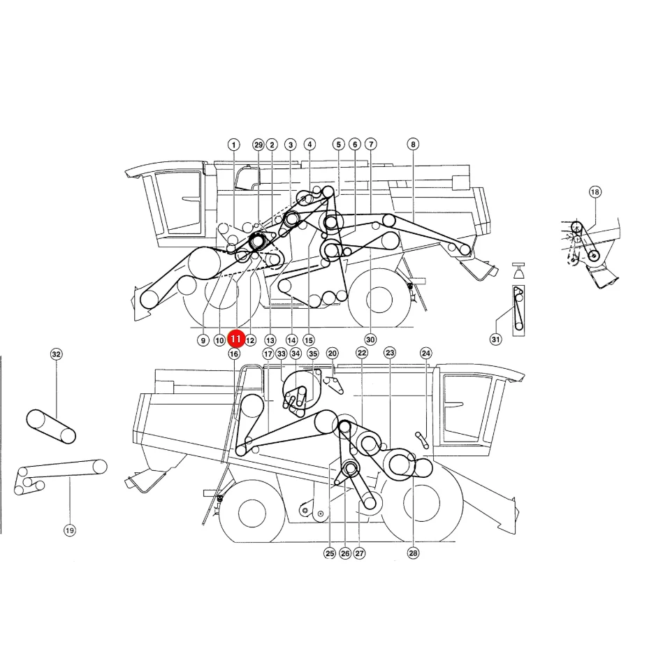 Gates - GA1423196 - Keilriemen Claas 667249.0