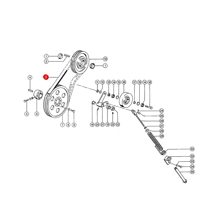 Gates - GA1423196 - Keilriemen Claas 667249.0