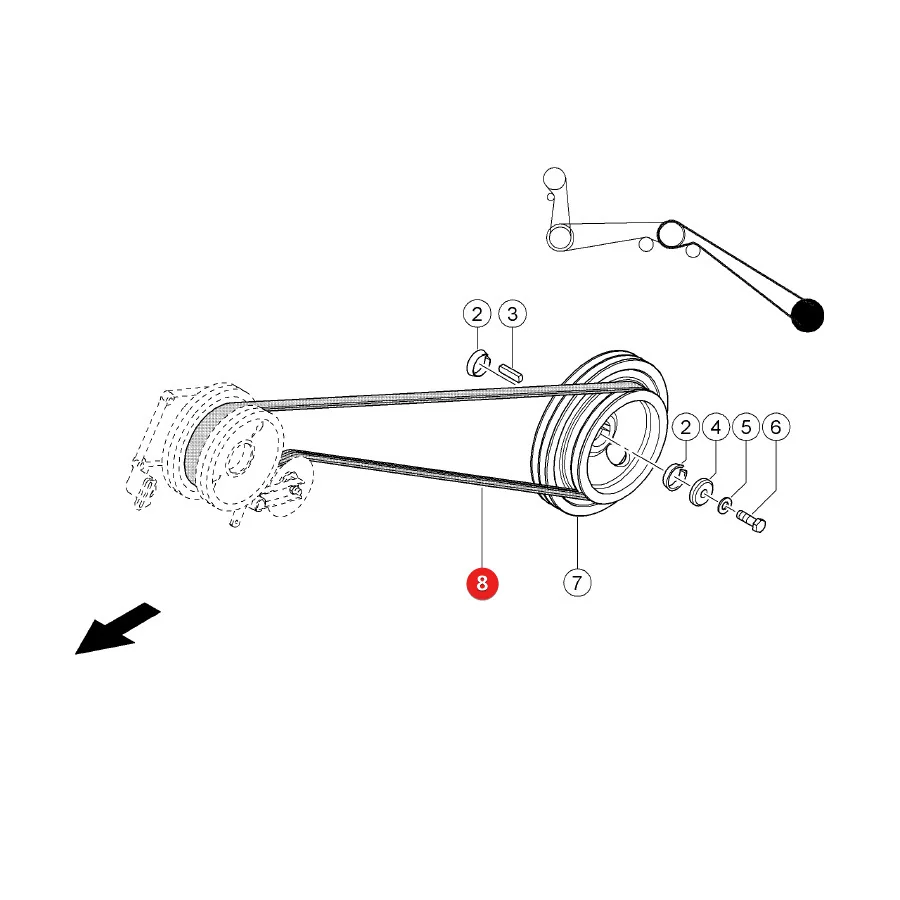 Gates - GA1423361 - Strohhäcksler-Riemen