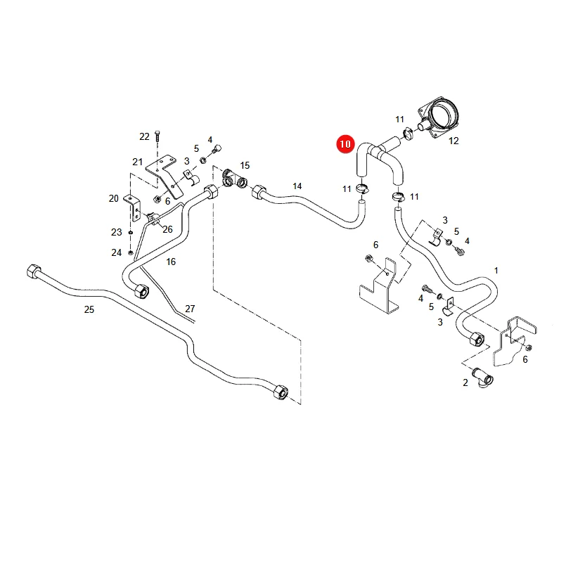 Granit - 25906021 - Gummischlauch Fendt