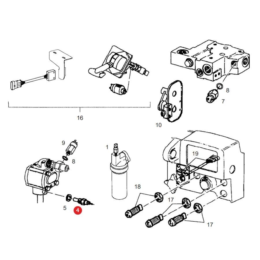 Granit - 60706004 - Öltemperatursensor Fendt