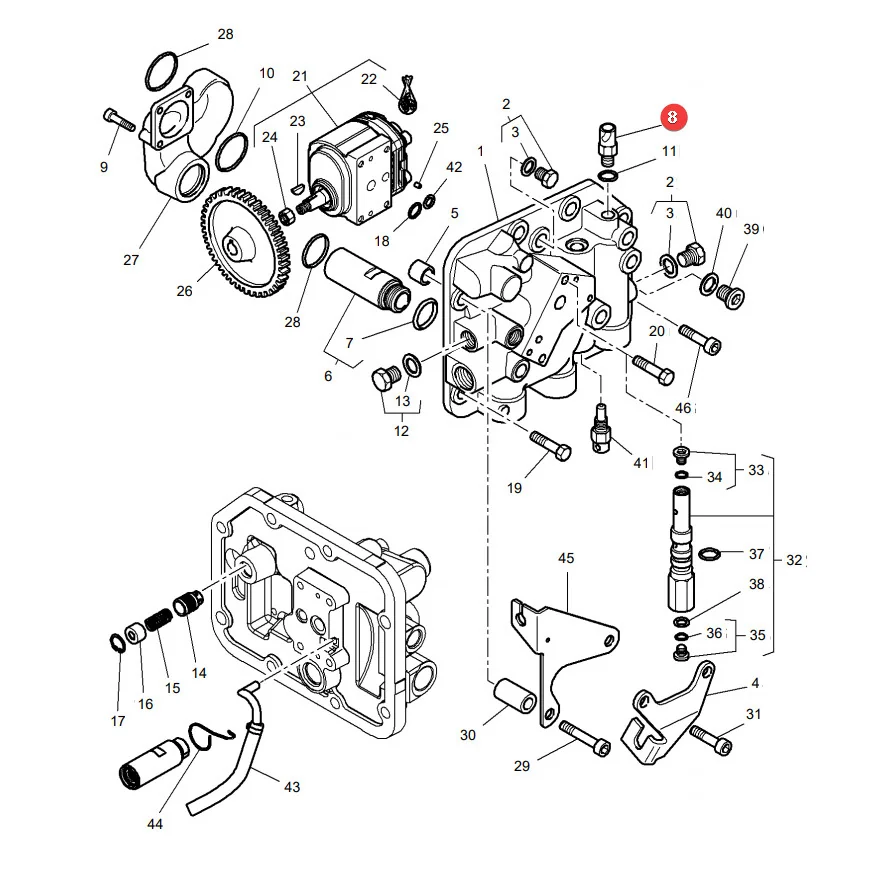 Granit - 60715020 - Öldrucksensor Massey Ferguson