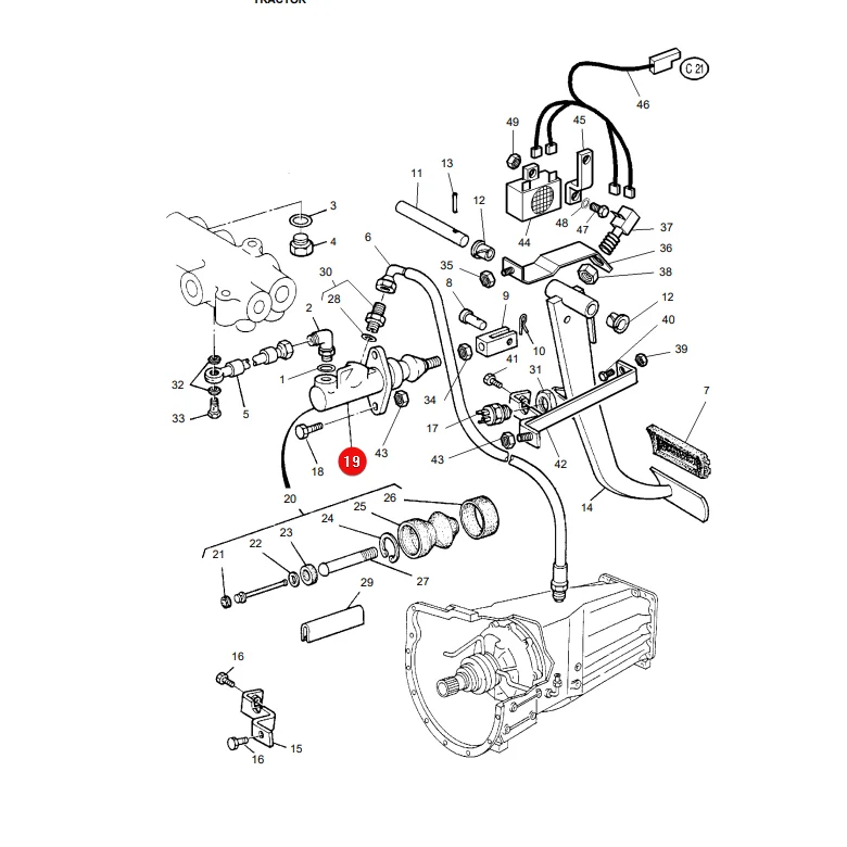 Granit - 70815086 - Massey Ferguson Kupplungspumpe