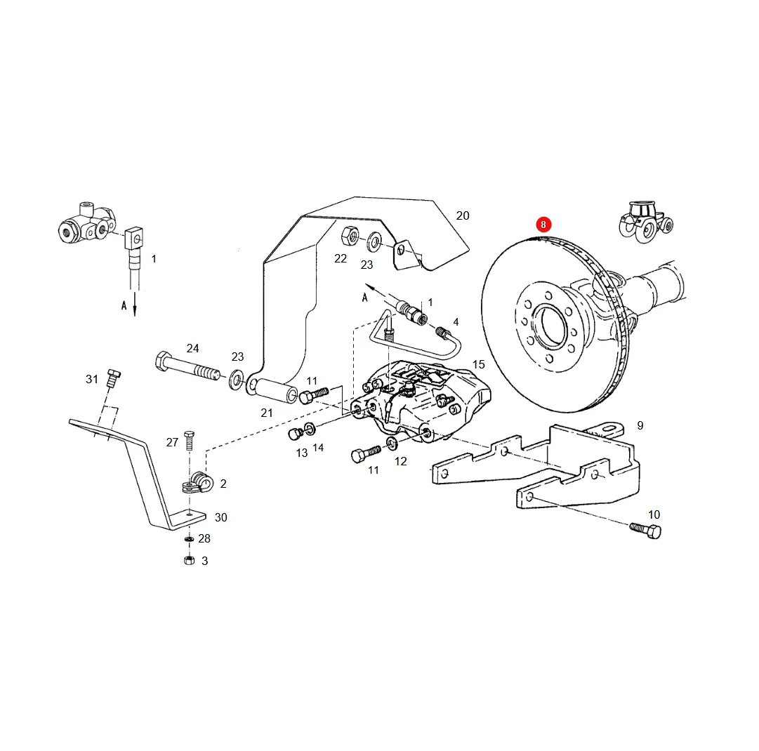 Granit - 71706005 - Fendt Bremsscheibe