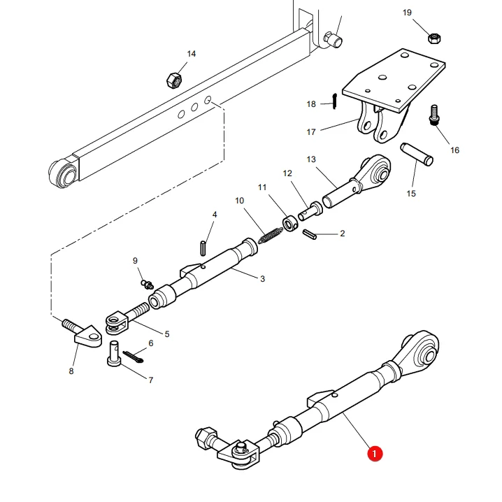 Granit - 71818748 - Stabilisatorstab 502-405 mm Massey Ferguson