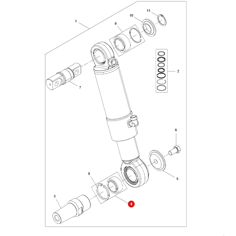 Granit - 72706634 - Fendt Aktuator-Gelenklager