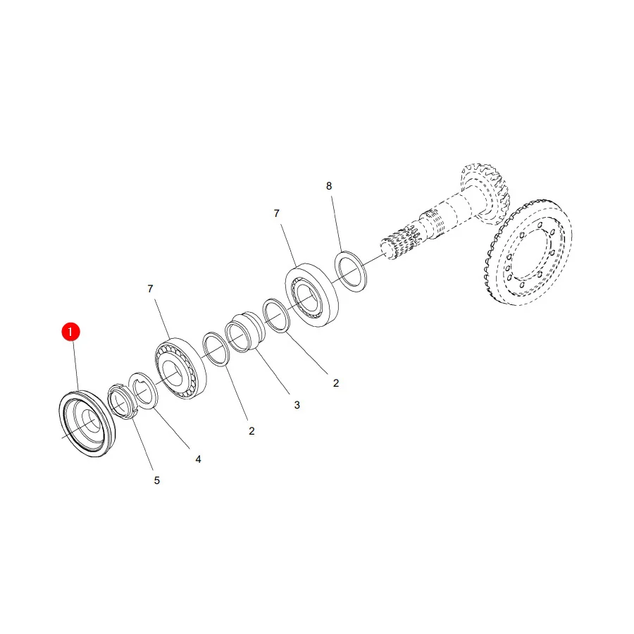 Granit - 72715178 - Massey Ferguson Vorderachsdichtring 3785540M1