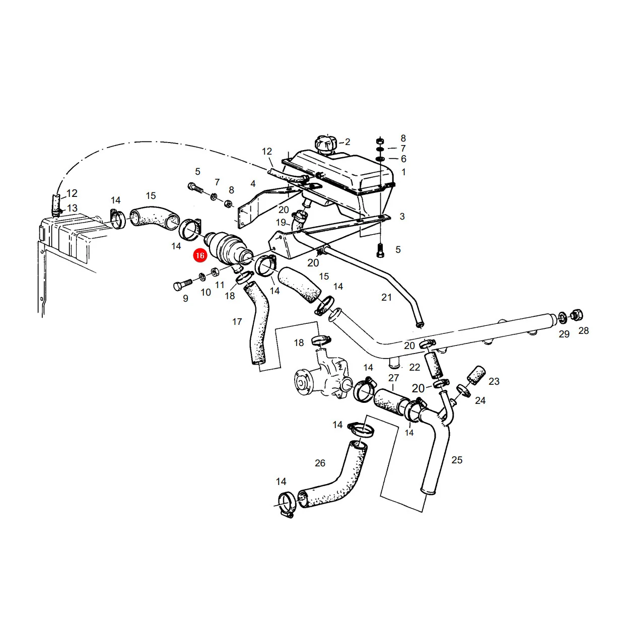 Granit - 74706014 - Wasserthermostat Fendt