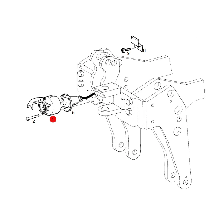 Hella - 4558JB006462001 - Fendt G716900070010 7-polige 12V Steckdose