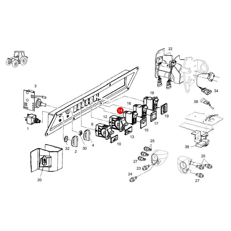 Hella - GTX830241013000 - Unterlegscheibe für Waschanlage Fendt X830241013000