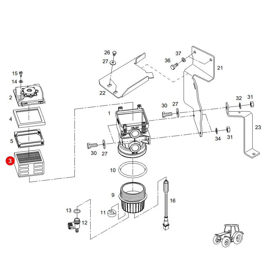 HIFI Filter - SN40084 - Vorfilter-Kraftstofffiltereinsatz Fendt