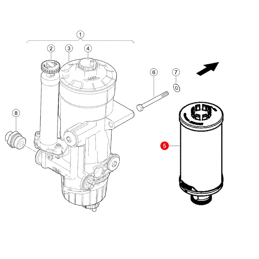 HiFi - SN70430 - Kraftstofffilter