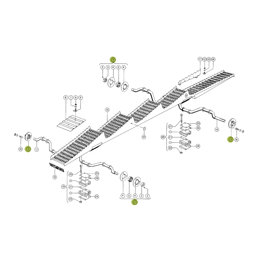 INA - 610449.03 - Claas Pendellager mit Gehäuse