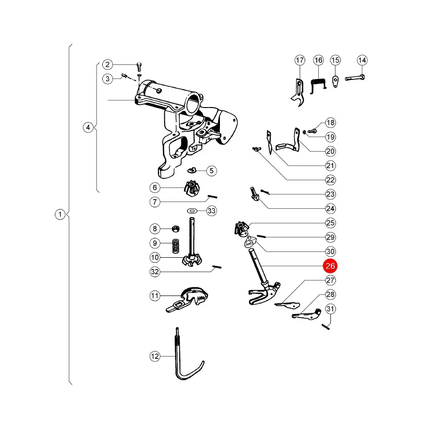 JAG - 000045-G - Claas Knoterfinger mit Abdeckung