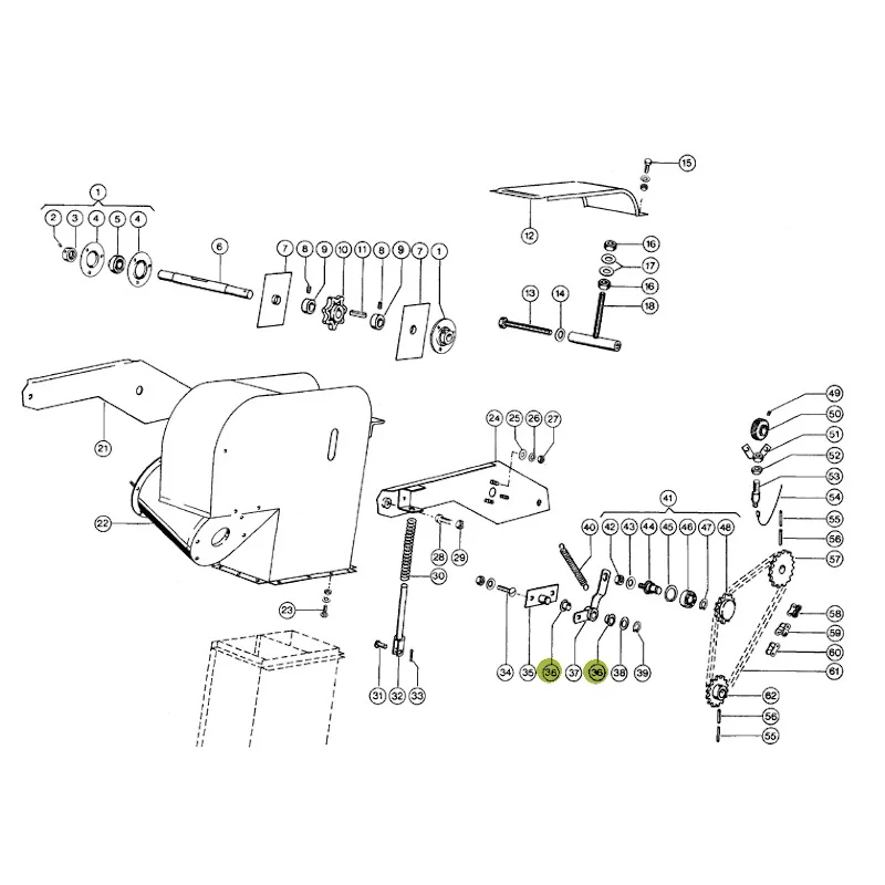 JAG - 008514.03 - Teflonbuchse für Claas-Förderband
