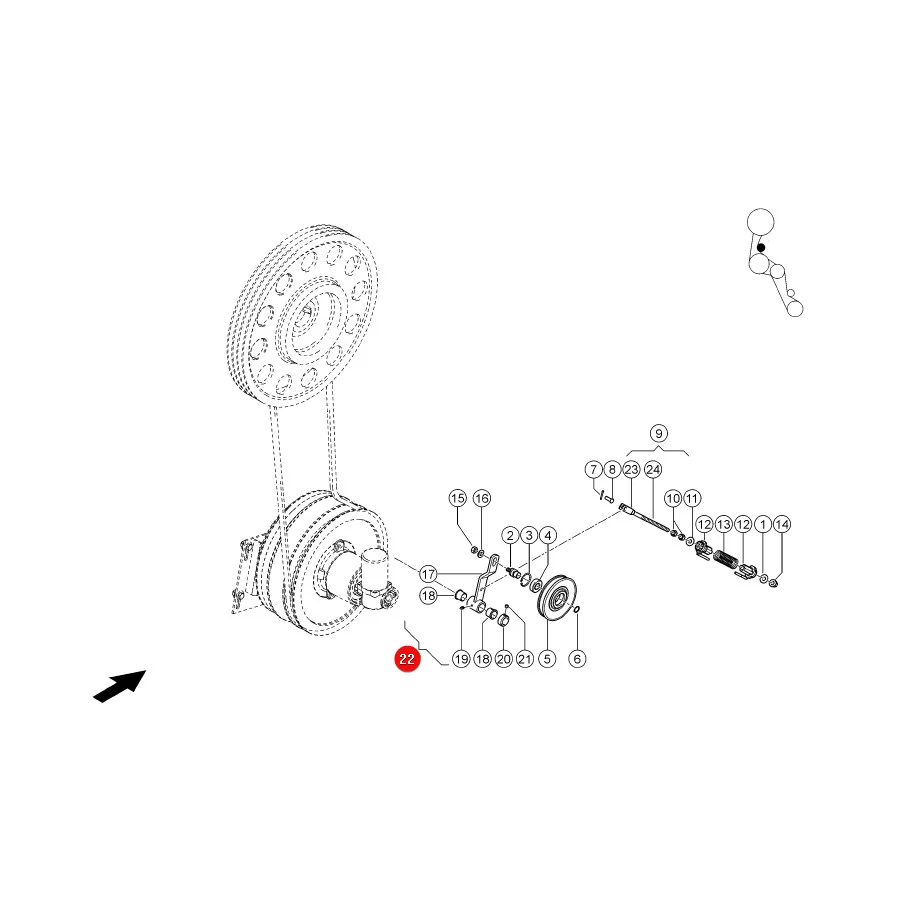 JAG - 008534.02 - Buchse Claas