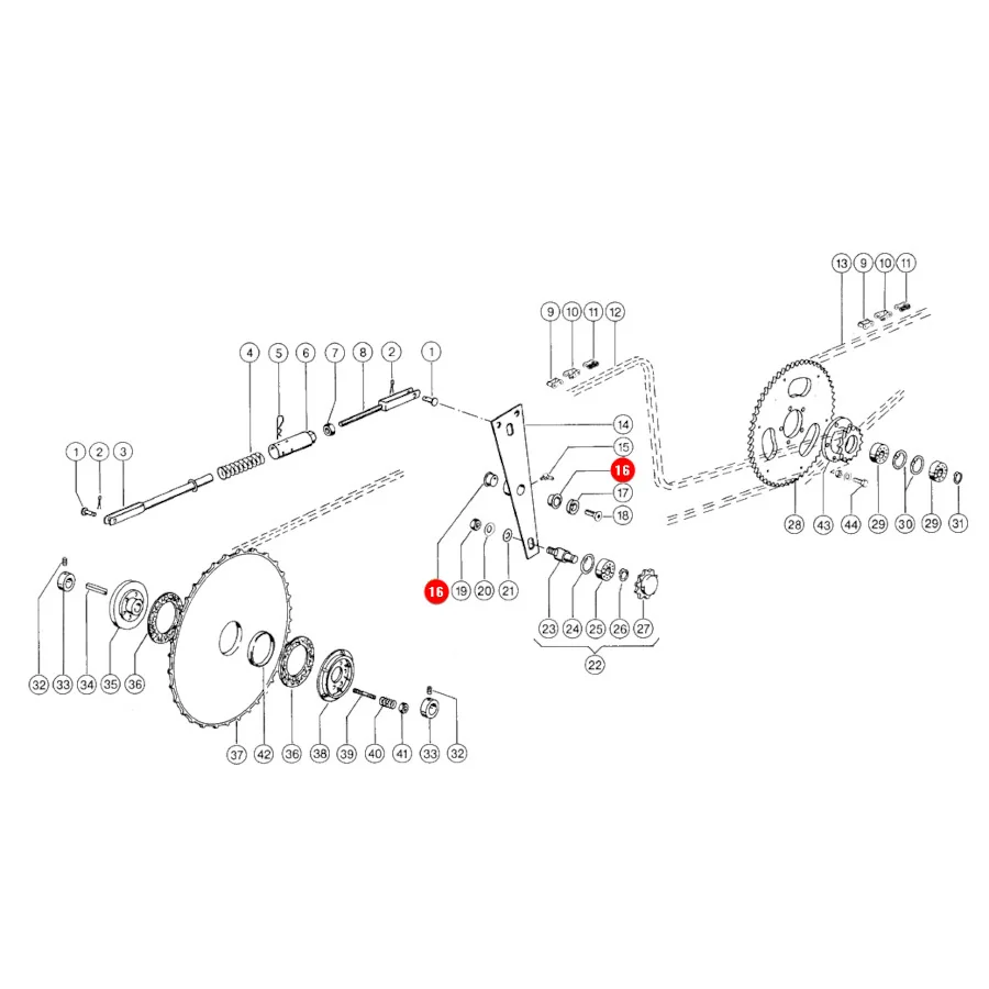 JAG - 008545.01 - Teflonbuchse für Claas-Haspel