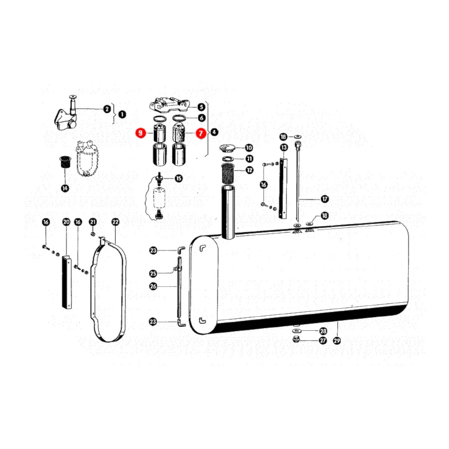 JAG - 099104/05.01 - Claas Kraftstofffilter-Set +099105.0