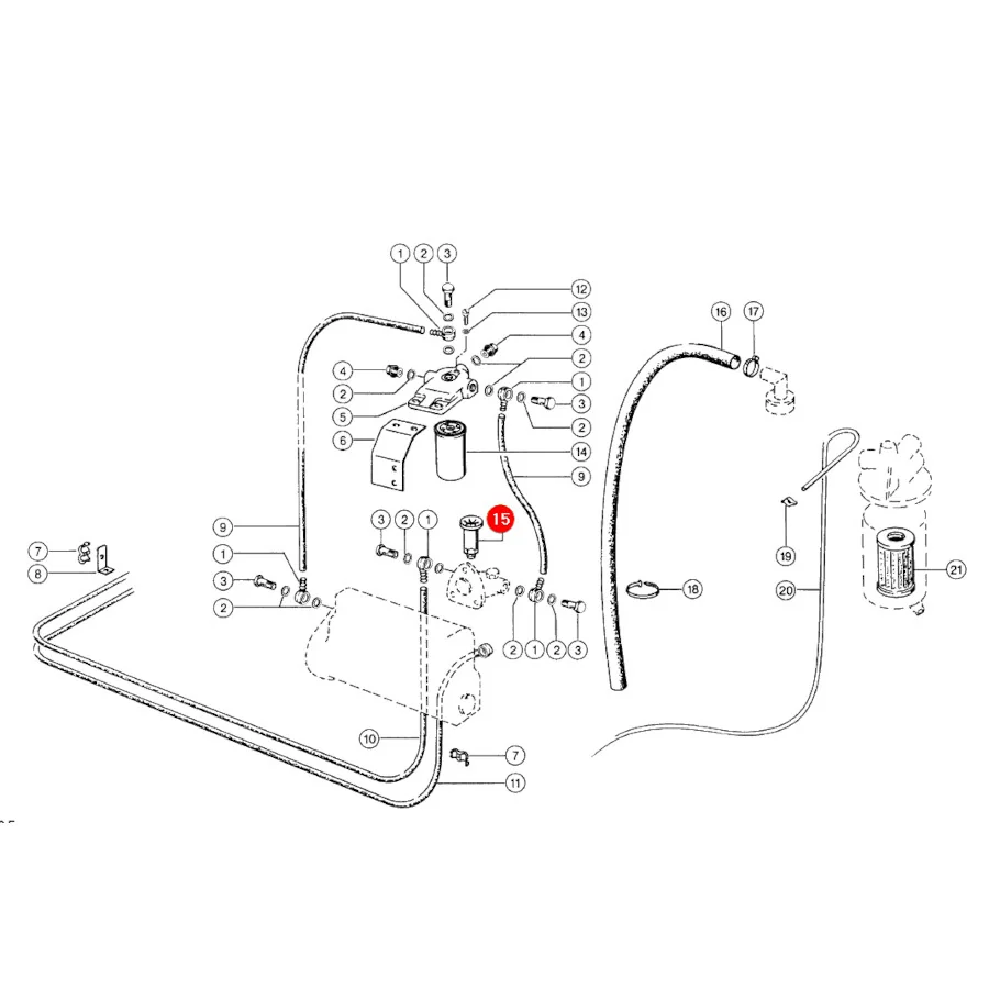JAG - 132211.0 - Kraftstoffpumpen-Reparatursatz mit Dichtung Claas