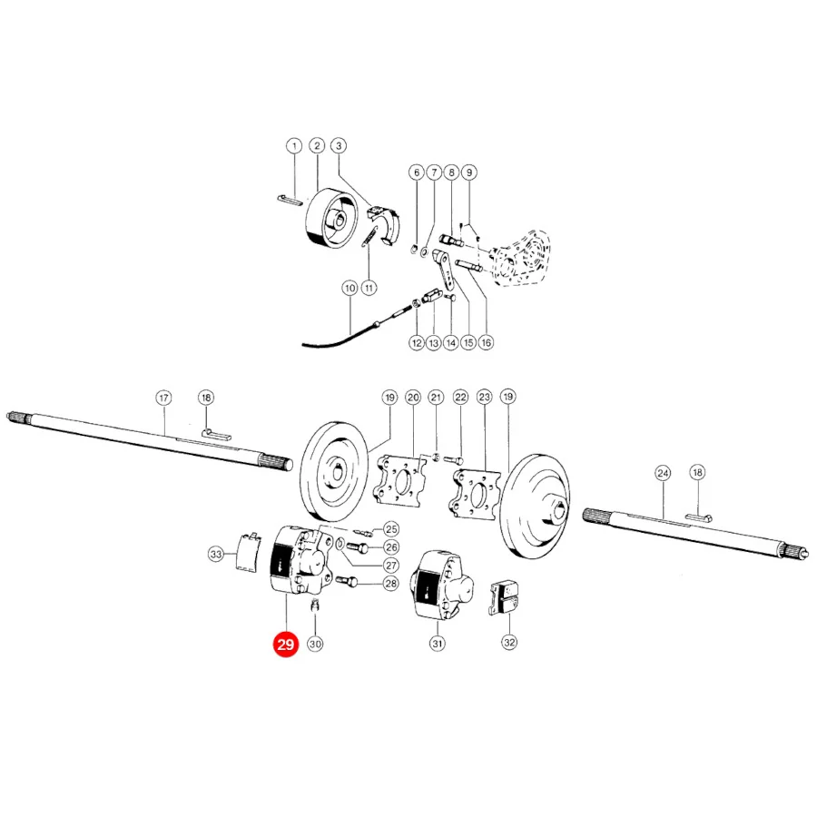 JAG - 176034.02 - Bremszylinder-Reparatursatz Claas