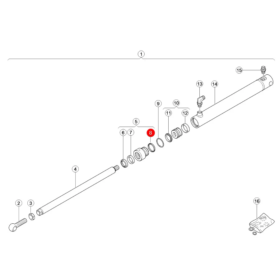 JAG - 218116.00 - Zylinderdichtring Claas
