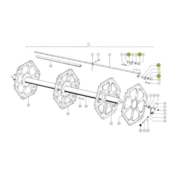 JAG - 233131.00 - Unterlegscheibe 28x42 mm Claas