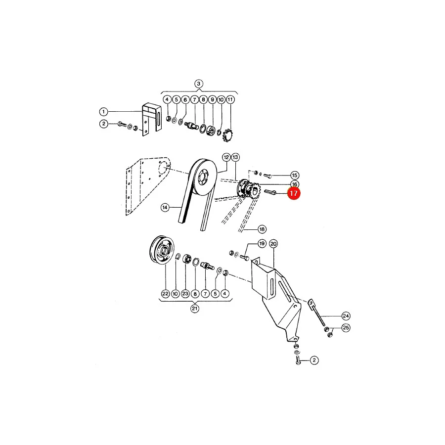 JAG - 238458.01 - Passfeder 10 x 8 x 90mm Claas