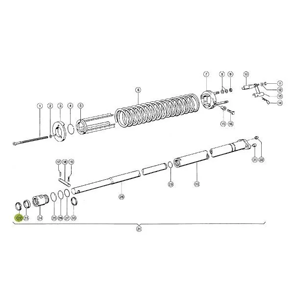 JAG - 239407.02 - Claas Schneidwerkszylinder-Dichtring