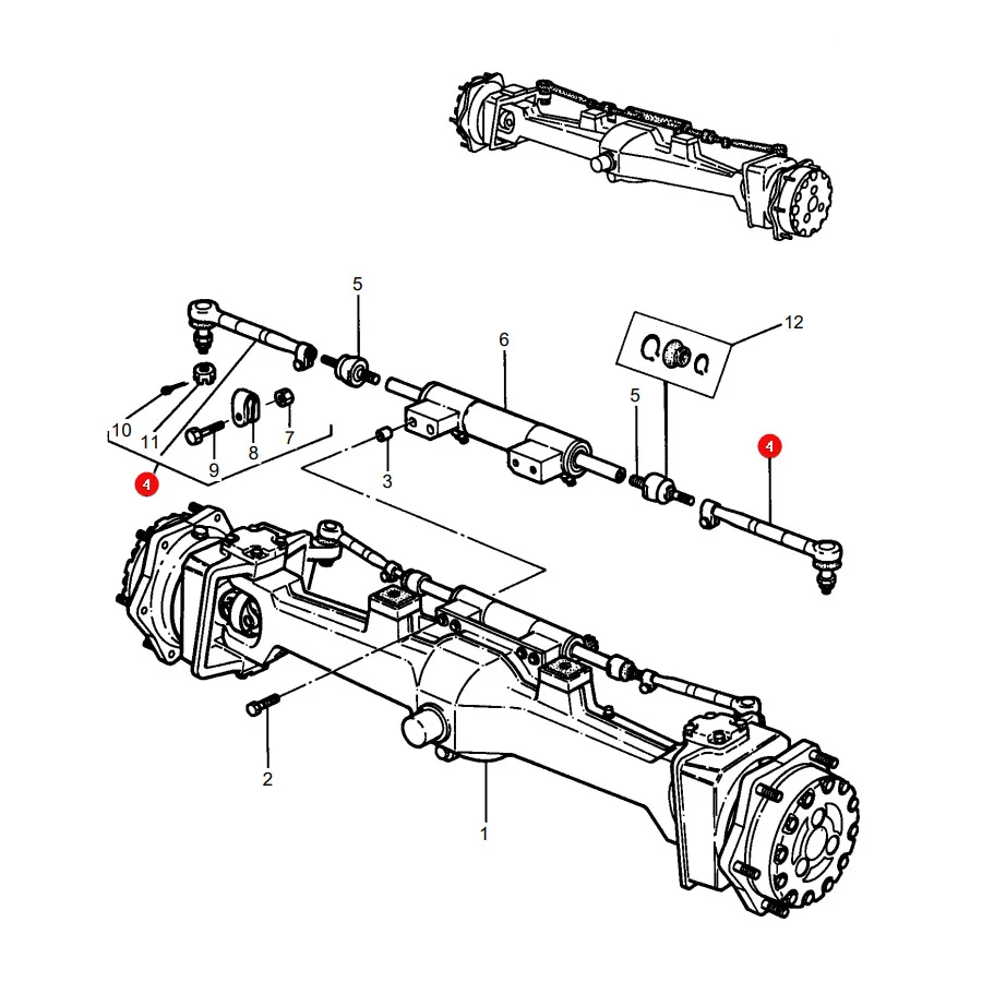 JAG - 3426336M1.01 - Massey Ferguson Spurstangenkopf