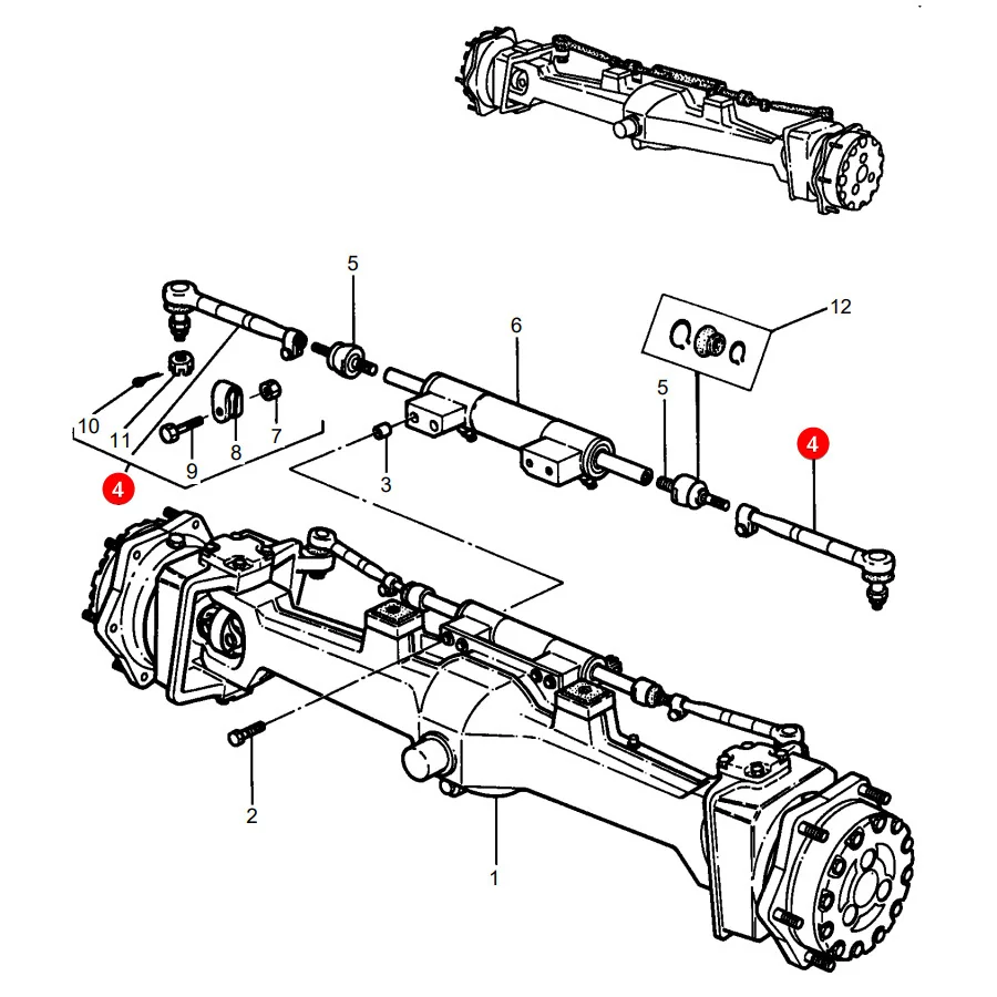 JAG - 495-38.01 - Massey Ferguson Kugelgelenk