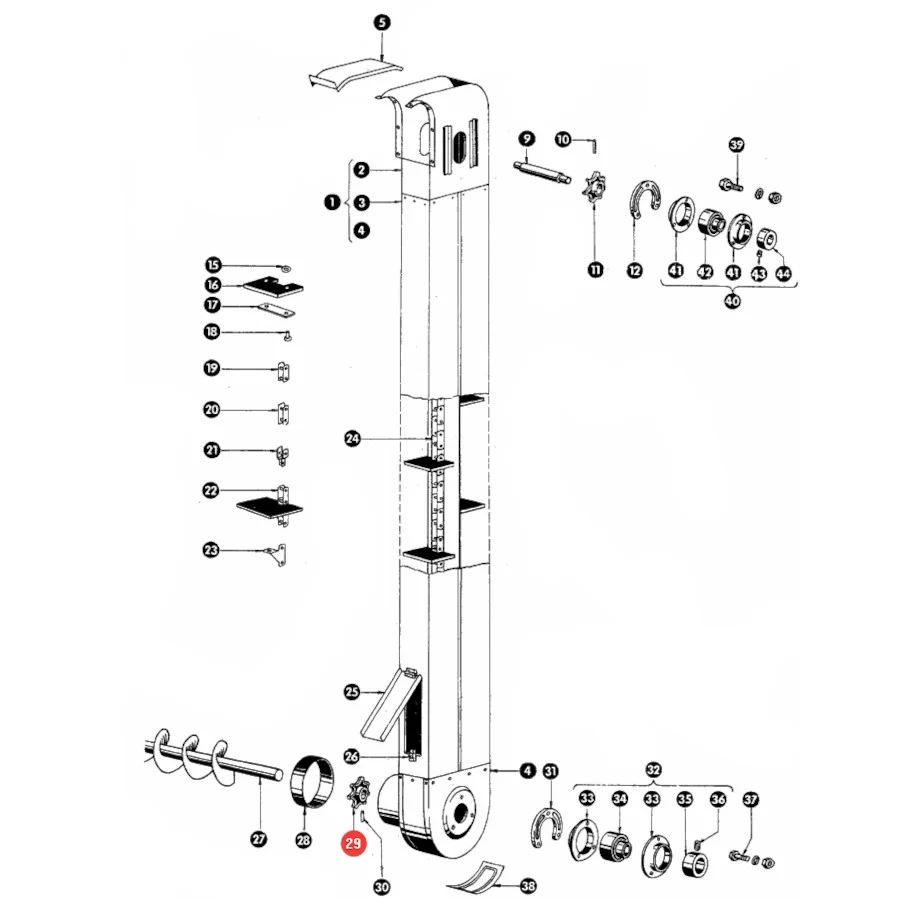 JAG - 503027-G - Elevatorrad Claas
