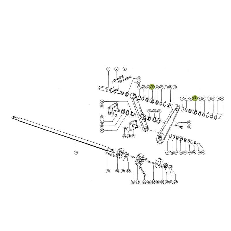 JAG - 605244.01 - Claas Querlenker-Gleitlager