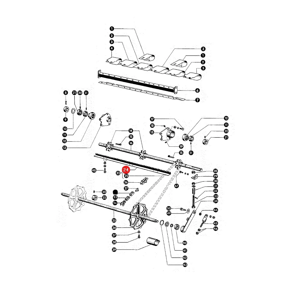 JAG - 610155.00 - Claas Zuführkette Latte