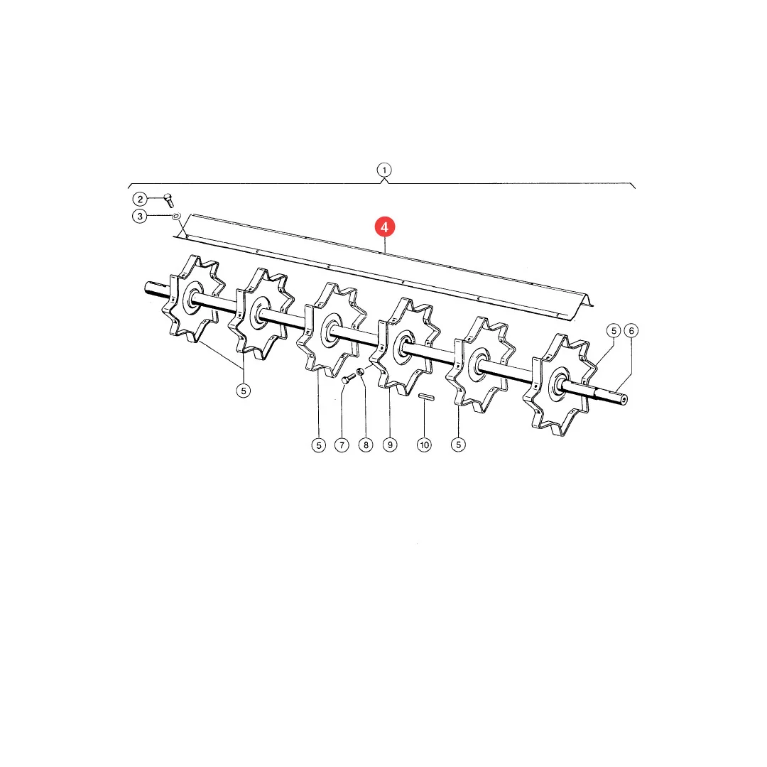 JAG - 634981.00 - Ablenkblech 1580 mm Claas