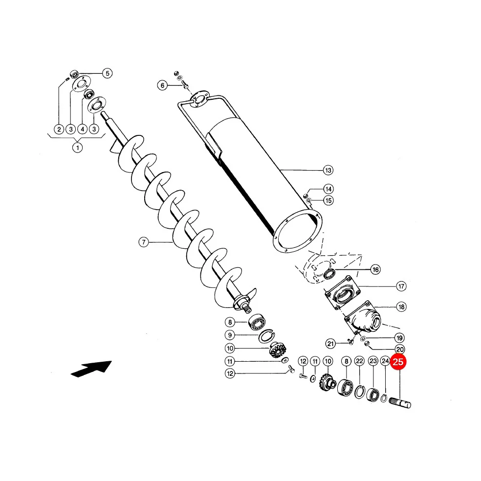 JAG - 639591.00 - Claas Zahnwelle