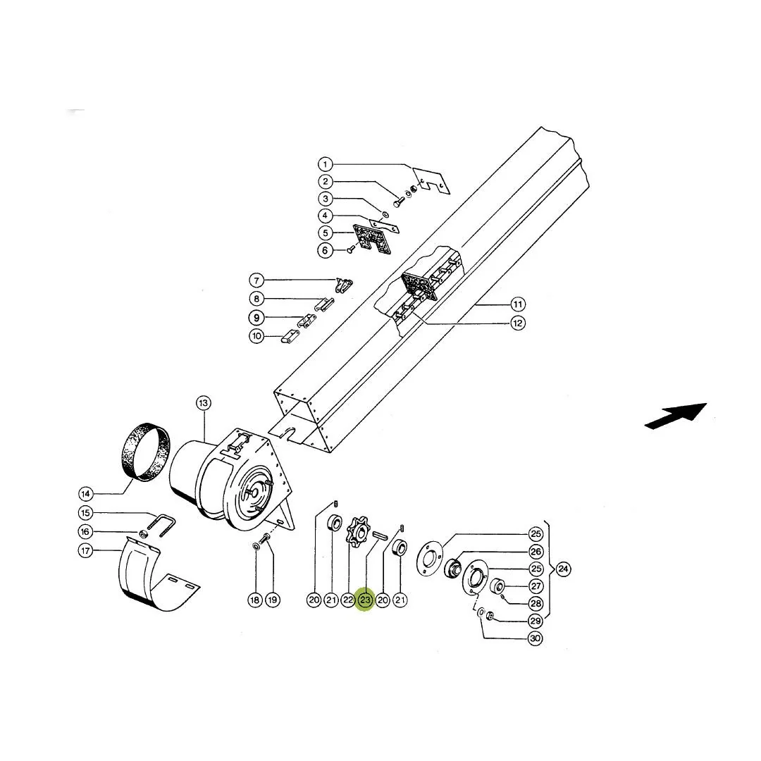 JAG - 665260.02 - Claas Passfeder 10x8x30