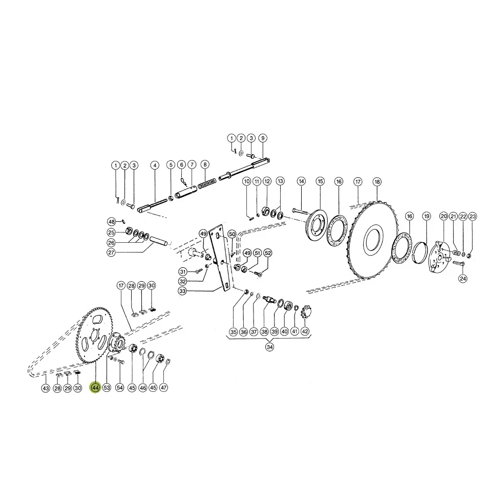 JAG - 673327.00 - Doppelrad des Haspelantriebs Claas