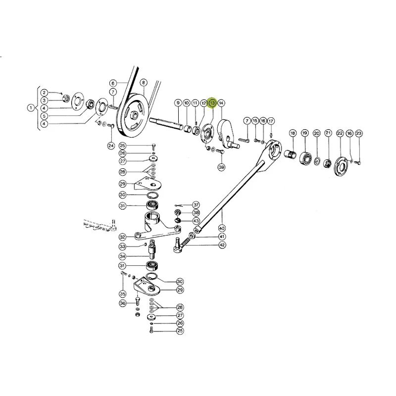 JAG - 676304.01 - Gehäuse mit Lager Claas INA