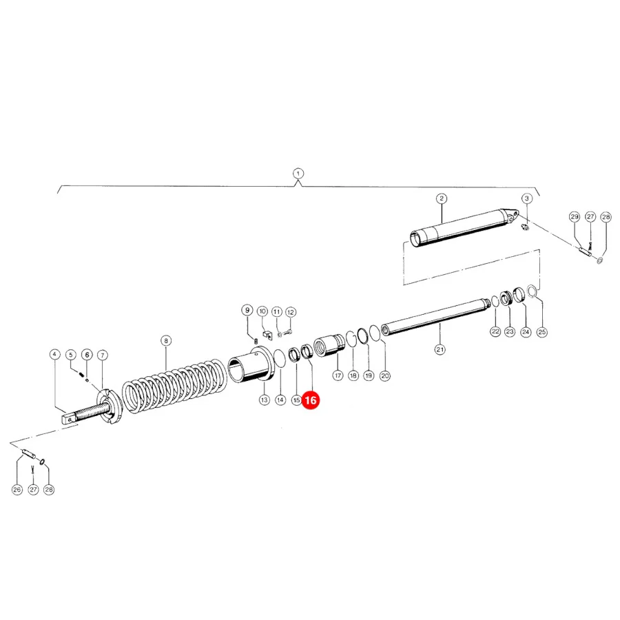 JAG - 712373-G - Hydraulik-Dichtring Claas