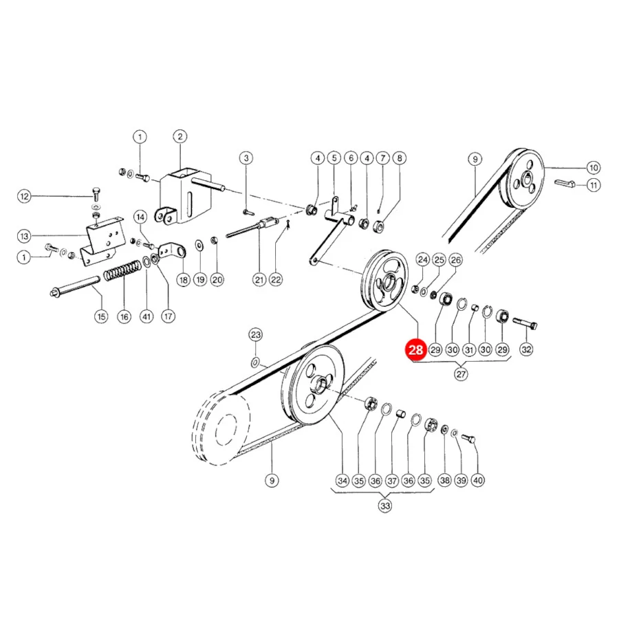 JAG - 720792.02 - Spannrolle Claas